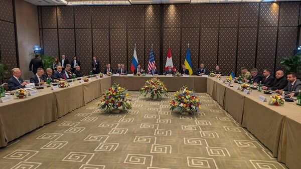 ❗️ 露米ウクライナの3者協議がジュネーブで始まったとスプートニクの情報筋が伝えた。 - Sputnik 日本