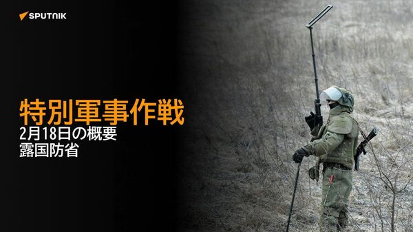 【特別軍事作戦 2月18日の概要 露国防省】 - Sputnik 日本