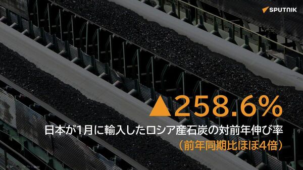 【日本のロシア産石炭輸入、1月はほぼ4倍に＝統計】 - Sputnik 日本
