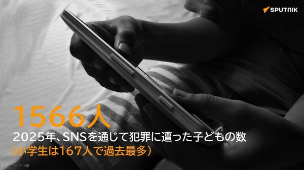 【SNSを通じた子どもの犯罪被害 小学生が過去最多の167人に】 - Sputnik 日本