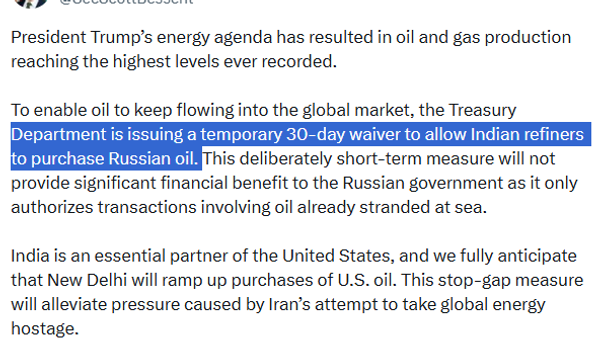 【米国が原油高対策に着手、ロシア産原油の購入を一時的に許可】 - Sputnik 日本