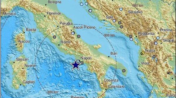 【伊ナポリ沖でM5 - Sputnik 日本