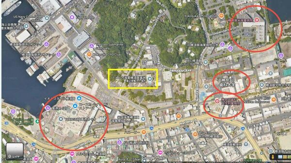 【地図で見る 在日米軍基地と民間施設の近接状況】 - Sputnik 日本