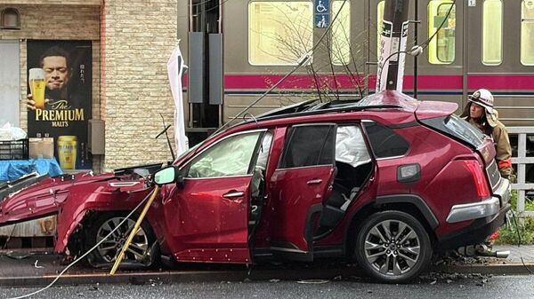 【京王線で列車と車の接触事故、運転見合わせ】 - Sputnik 日本