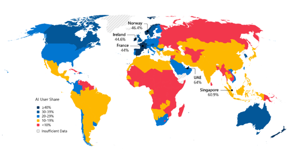 【AI使用は世界中に広がる ただし、使われ方には地域差が】（2/3) - Sputnik 日本