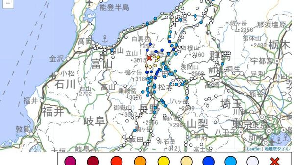 【長野県でM5 - Sputnik 日本