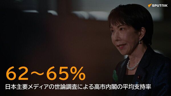 【高市内閣の支持率 何が最も懸念を呼び起こしているのか？】 - Sputnik 日本