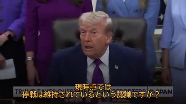 【トランプ氏「停戦は生命維持装置につながれた状態」 イランの回答を再批判】 - Sputnik 日本