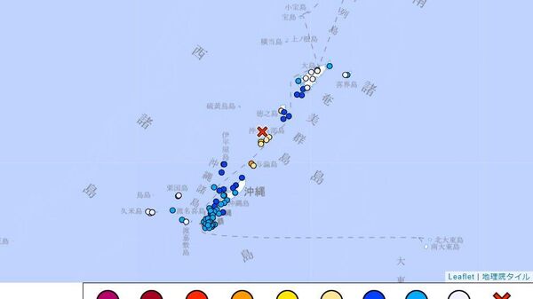 【沖縄本島近海でM5 - Sputnik 日本