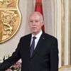 Tunisian President Kais Saied, right, shakes hands with President of Guinea-Bissau Umaro Sissoco Embalo before a meeting in Carthage, near Tunis, Tunisia, Wednesday, March 8, 2023 - Sputnik 日本