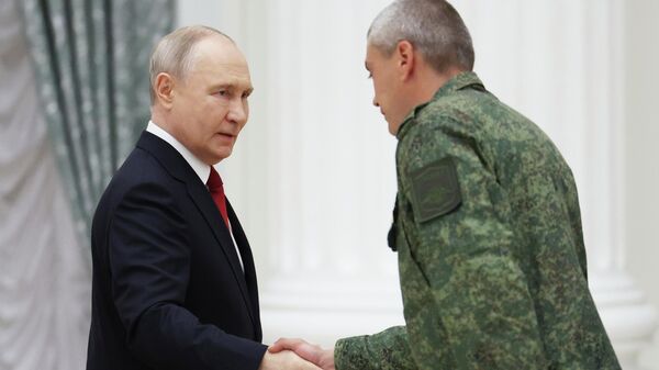 Встреча президента РФ Владимира Путина с участниками СВО - Sputnik 日本
