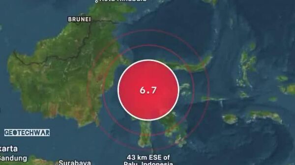 【インドネシアでM6 - Sputnik 日本