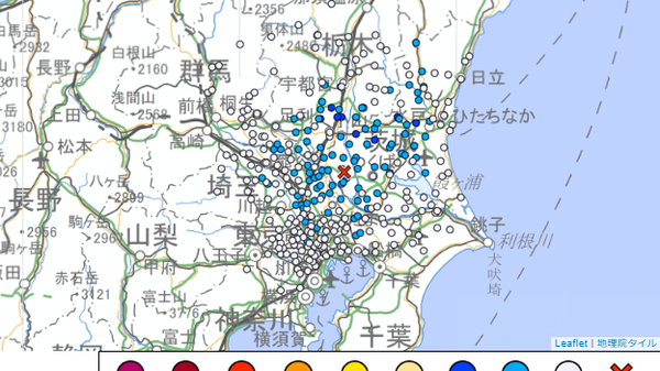 【茨城県南部でM4 - Sputnik 日本