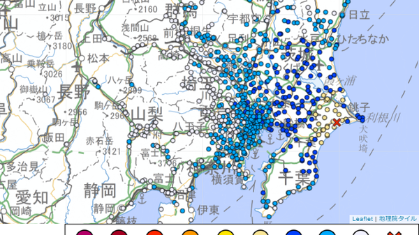【千葉県北東部でM5 - Sputnik 日本