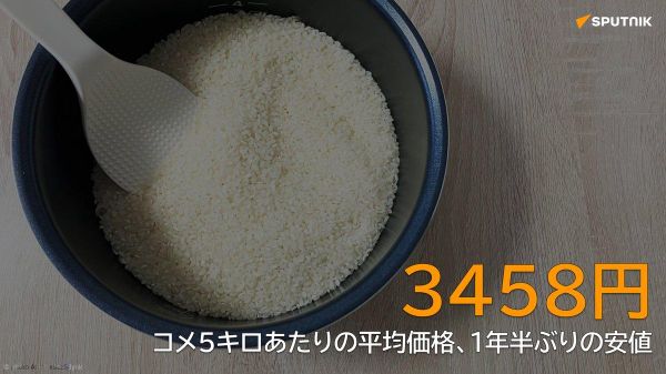 【コメ価格、1年半ぶりに3500円以下に】 - Sputnik 日本