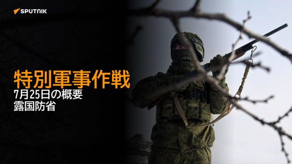 【特別軍事作戦 7月25日の概要 露国防省】 - Sputnik 日本