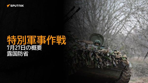【特別軍事作戦 7月27日の概要 露国防省】 - Sputnik 日本