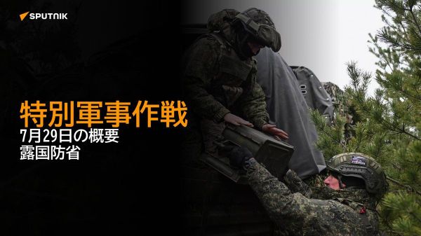 【特別軍事作戦 7月29日の概要 露国防省】 - Sputnik 日本