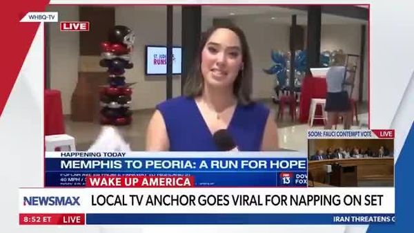【朝番組のアナが生中継中に、あれ？ 寝てる…】 Fox13テレビのこの一幕は瞬く間にSNSで拡散された。 寝入ってしまったドミニク・ディロンさんは早朝4時半スタートの番組を担当。 - Sputnik 日本