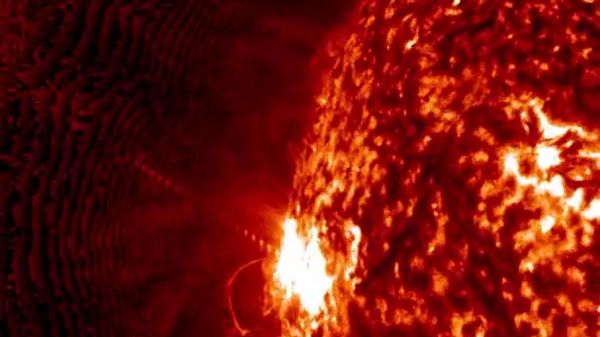 【太陽で炎の嵐 8月に観測された中で最も強力な太陽フレア発生】 ☀️5段階のうち最も強い「Xクラス」まであと20％足りなかった。ロシア科学アカデミー宇宙研究所・太陽天文学研究所が発表した。磁気嵐は今のところ予想されていないという。 - Sputnik 日本