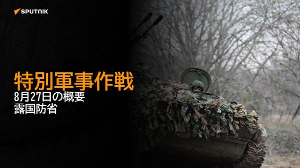 【特別軍事作戦 8月27日の概要 露国防省】 - Sputnik 日本