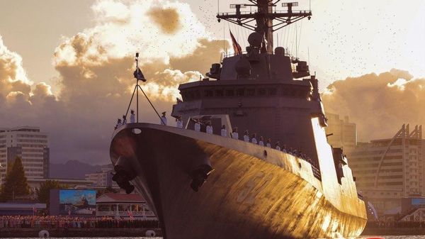 【北朝鮮の新型駆逐艦が就役、「敵に致命的な報復打撃」を与える＝金正恩氏】 - Sputnik 日本