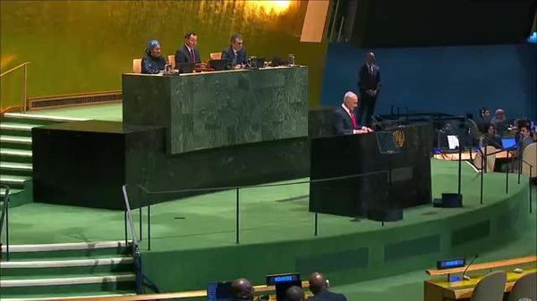 【イスラエル首相が国連演説 多くの代表団が抗議の退席】 - Sputnik 日本