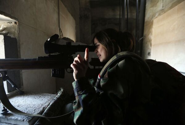 シリアの女性部隊 - Sputnik 日本