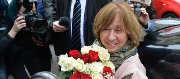 ベラルーシ出身の作家、スヴェトラーナ・アレクシーエヴィチ氏 ベラルーシ出身の作家、スヴェトラーナ・アレクシーエヴィチ氏 - Sputnik 日本