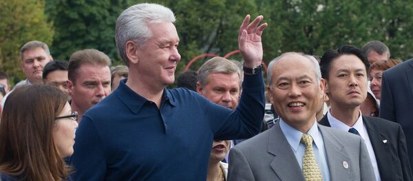 セルゲイ・ソビャーニン・モスクワ市長、舛添要一東京都知事 セルゲイ・ソビャーニン・モスクワ市長、舛添要一東京都知事 - Sputnik 日本