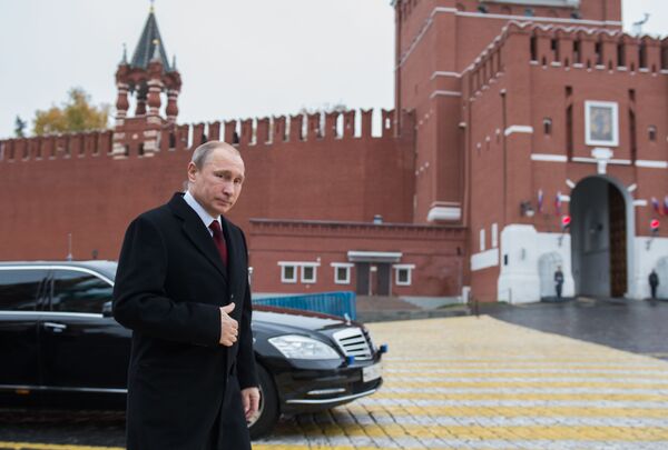赤の広場におけるロシア大統領ウラジーミル・プーチン - Sputnik 日本