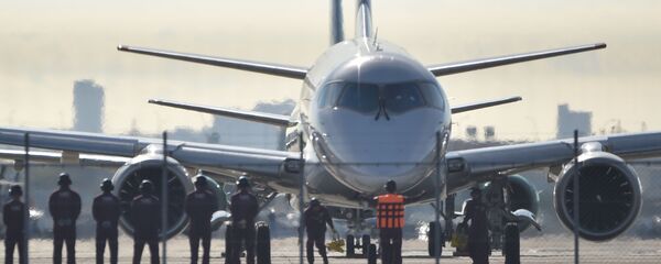 日本国産旅客機「MRJ」が予定外の着陸 日本国産旅客機「MRJ」が予定外の着陸 - Sputnik 日本