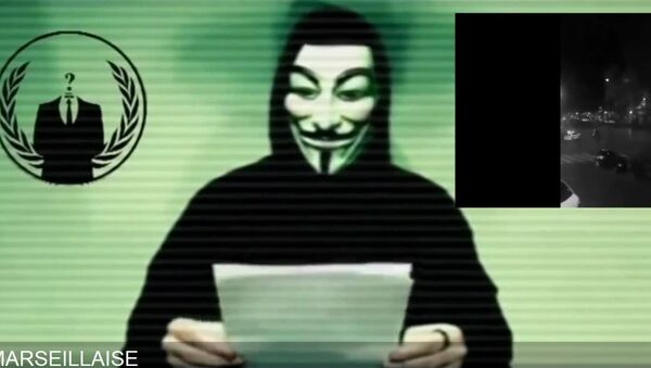 Anonymous répond aux attentats de Paris ! 13 novembre 2015 - Sputnik 日本