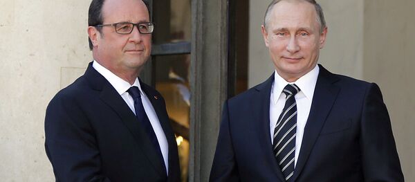 フランスのオランド大統領とロシアのプーチン大統領 - Sputnik 日本