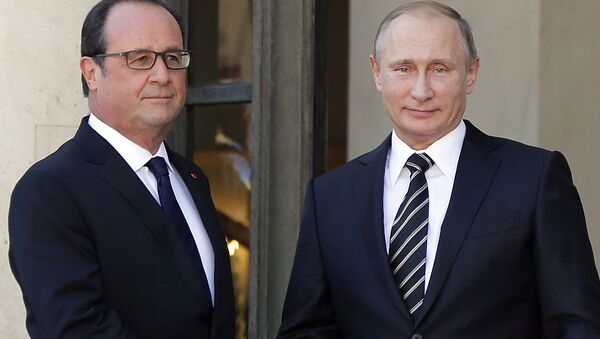 フランスのオランド大統領とロシアのプーチン大統領 - Sputnik 日本