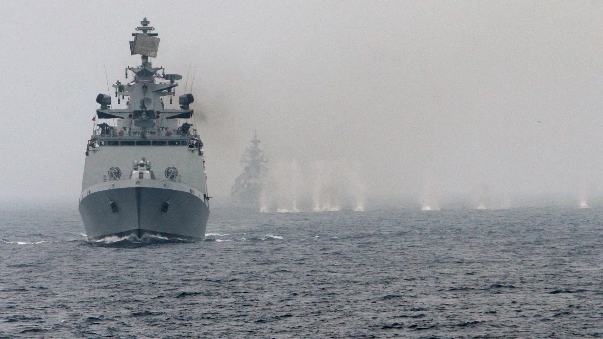 ロシアの軍艦
