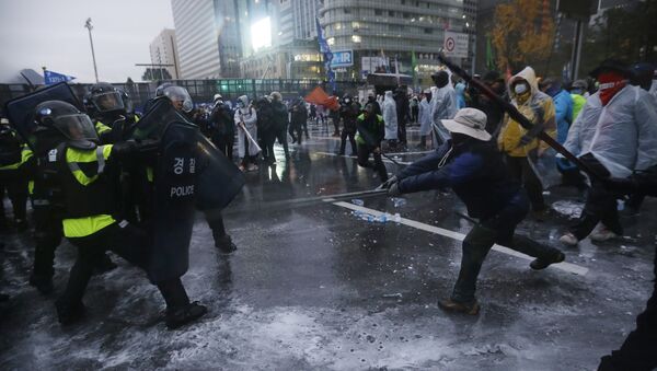 韓国、大規模抗議受け労働組合の大規模捜索 - Sputnik 日本