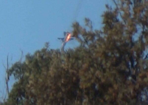 トルコ空軍によって撃墜されたロシア機スホイ２４　墜落現場からの写真 - Sputnik 日本