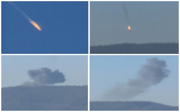 トルコ空軍によって撃墜されたロシア機スホイ２４　墜落現場からの写真 - Sputnik 日本