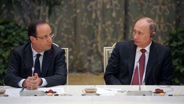 プーチン大統領　１０月１９日に仏訪問　シリアとウクライナについてオランド大統領と協議 - Sputnik 日本
