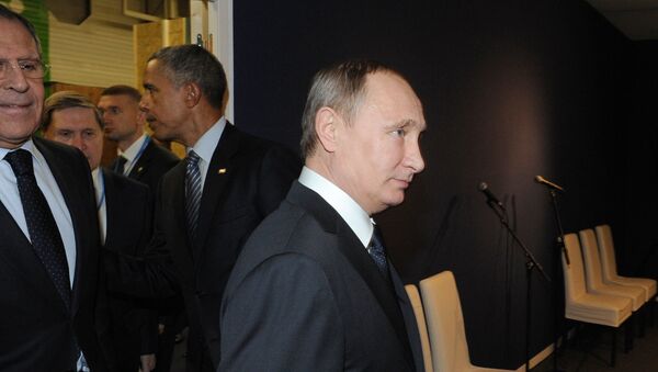 プーチン、オバマ両首脳が３０分の非公開会談を実施 - Sputnik 日本