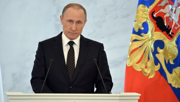 Vladimir Putin delivers annual Presidential Address to Federal Assembly - Sputnik 日本