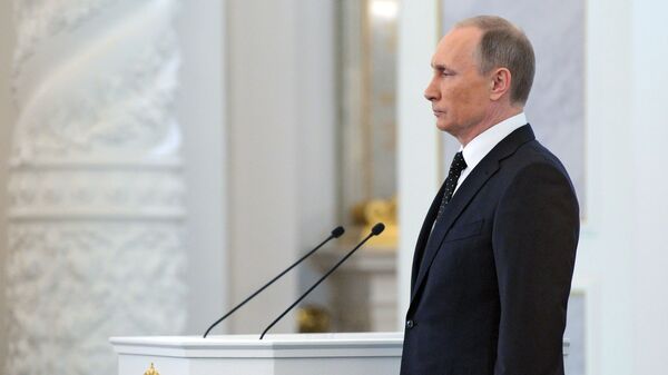 プーチン大統領、連邦教書演説中 - Sputnik 日本