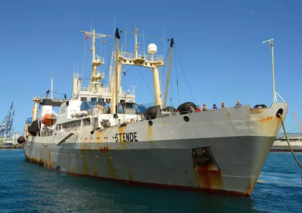 オホーツク海に沈んだトロール漁船「ダーリニイ・ヴォストーク」(旧名Stende) オホーツク海に沈んだトロール漁船「ダーリニイ・ヴォストーク」(旧名Stende) - Sputnik 日本