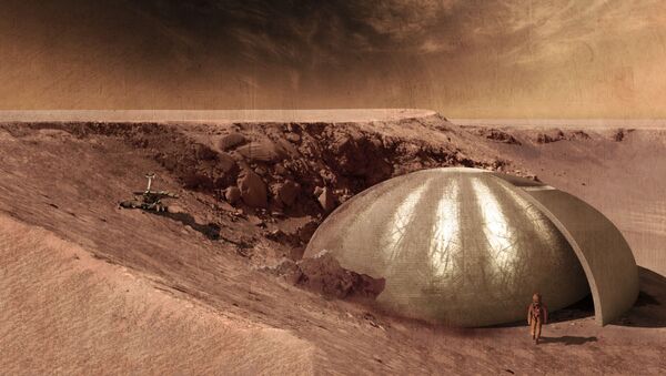 Проект дома на Марсе от команды N.E.S.T. - Sputnik 日本