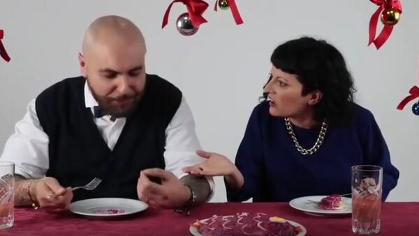 ロシアの新年の伝統料理を試したイタリア人、さてその反応は！？ - Sputnik 日本