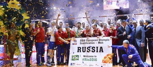 バレーボール仏代表　オリンピック出場権を獲得したロシアを祝福し、「カリンカ」を歌う - Sputnik 日本