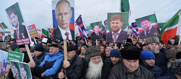 チェチェンでロシアとの一体性を支持する100万人集会開催 - Sputnik 日本