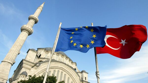 EUとトルコの旗 - Sputnik 日本