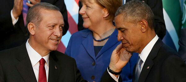オバマ大統領とエルドアン大統領 シリアへの侵攻について電話で80分間議論する オバマ大統領とエルドアン大統領 シリアへの侵攻について電話で80分間議論する - Sputnik 日本